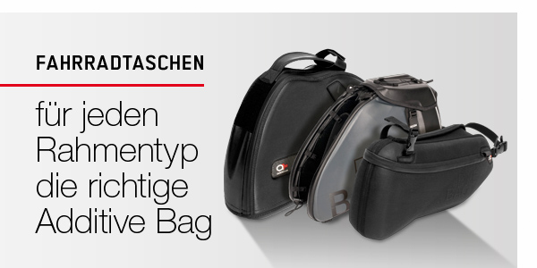 Fahrradtaschen – für jeden Rahmentyp die richtige Additive Bag