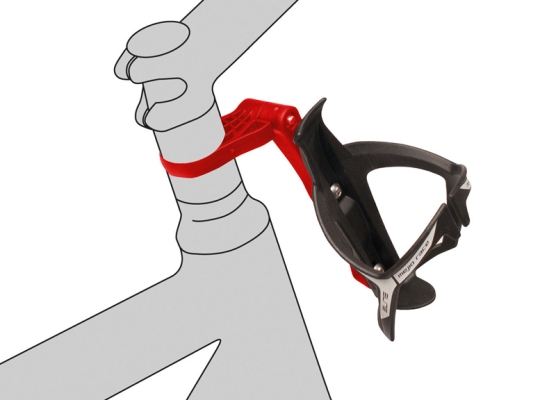 Adapter für Flaschenhalter zur Befestigung am Lenker von Fahrrad und e Bike - SPACER ONE