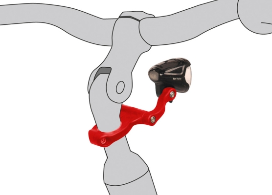 SPACER TWO Adapter zur Befestigung von Fahrradlampen am Lenker